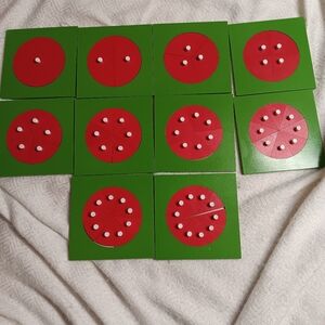 Montessori Wooden Fraction Puzzle